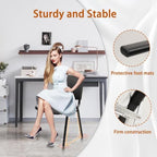 Stacking Conference Room Chairs No Wheels, PU Leather Waiting Room Chair Armless Stackable Office Guest Chair, alternate view