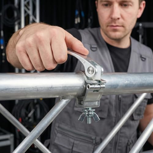 Stage Light O-Clamp 1.25in Pipe 165lbs 2 Pack, alternate view 2