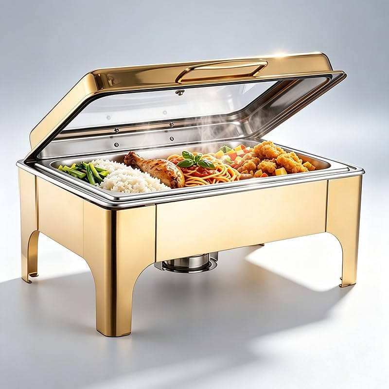 Stainless Steel Buffet Servers and Warmers, Chafing Dishes for Buffet Set