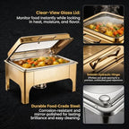 Stainless Steel Buffet Servers and Warmers, Chafing Dishes for Buffet Set, alternate view 4