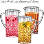 Stately - Acrylic Pitcher (80 oz), Clear Plastic Water Pitcher with Lid, Fridge Jug, BPA-Free, Shatter-Proof, alternate view