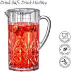Stately - Acrylic Pitcher (80 oz), Clear Plastic Water Pitcher with Lid, Fridge Jug, BPA-Free, Shatter-Proof, alternate view