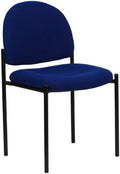 Steel Stackable Reception Chair, Navy