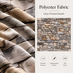 Stone Wall Backdrop, Vintage Ancient Brick Rock Stones Photography Background Brick Stone Wall Textured for, alternate view 7