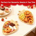 Strawberry Party Decorations Wooden Strawberry Charcuterie Board, Serving Tray for Berry First Birthday, Baby, alternate view