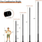 Street Light Pole 16 Ft Tall - Outdoor Adjustable Heavy Duty Metal Street Lamp Post for Outside Solar Street, alternate view