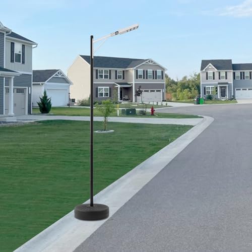 Street Light Pole, 8.5FT 48mm Split Street Lamp Post for Outdoor Street Courtyard Parking Lot Moveable Lighting, alternate
