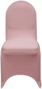 Stretch Spandex Banquet Chair Cover - Dusty Rose, Wedding Slip Covers, Premium Quality Chair Cover in Dusty Rose, alternate
