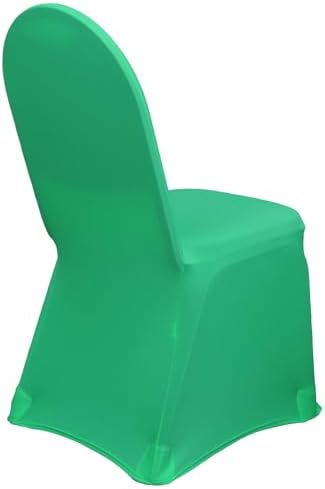 Stretch Spandex Banquet Chair Cover - Emerald Green, Wedding Slip Covers, Premium Quality Chair Cover in Emerald, alternate