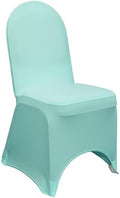 Stretch Spandex Banquet Chair Cover - Robin Egg, Wedding Slip Covers, Premium Quality Chair Cover