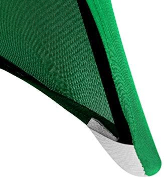 Stretch Spandex Folding Chair Cover for Wedding Party Dining Banquet Event (Emerald,12pcs), alternate view 7