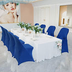 Stretch Spandex Folding Chair Covers 30PCS Royal Blue, alternate view 6