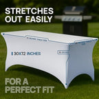Stretch Spandex Table Covers 6FT, Pack of 4 Fitted Tablecloths for Rectangle Tables, Stretchy Wrinkle Resistant, alternate