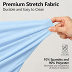 Stretchy Arch Backdrop Cover 7.2ft, Draped Arched Covers, Blue in 7.2ft in Blue, alternate view 4