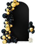 Stretchy Arch Backdrop Cover, Black, 7.2 ft in 7.2x4 ft (HxW) in Black