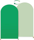 Stretchy Arch Backdrop Cover, Green and Sage Green, 7.2ft in 7.2x4 ft (HxW) in Green and Sage Green