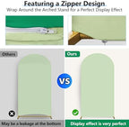 Stretchy Arch Backdrop Cover, Green and Sage Green, 7.2ft in 7.2x4 ft (HxW) in Green and Sage Green, alternate view 3