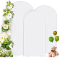 Stretchy White Arch Backdrop Cover Set of 3-7.2ft, 6.6ft, 6ft