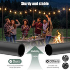 String Light Poles for Outside 4 Pack, 10.5 Feet Outdoor String Lights Poles for String Lights, Backyard Patio, alternate