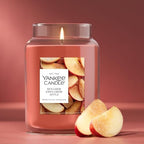 Sugared Cinnamon Apple, Scented Candle, 22oz Large Jar with up to 150 Hour Burn Time, Giftable (Pack of 4), alternate view 4