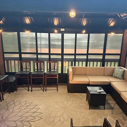 Sunroom Gazebo 12' x 24' Double Roof Soalrium, Sliding Doors, alternate view 2