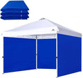 SunWall for 10x10 Pop Up Canopy Frame, 3 Pack SideWall Only (10X10, Blue) in Blue