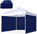SunWall for 12x12 Pop Up Canopy Frame, 3 Pack SideWall Only (Navy Blue) in Navy Blue