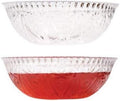 SUPER STURDY THICK PLASTIC PUNCH BOWL/SALAD BOWL/SNACK BOWL, 11.35-Inch Diameter (2 Pack)