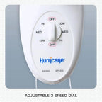 Supreme 90-Degree Oscillating Wall Fan, 3 Speeds, White, 18in in White, alternate view 5