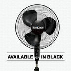 Supreme Oscillating Pedestal Fan w/ Remote for Home, White, 16 in in White, alternate view 5