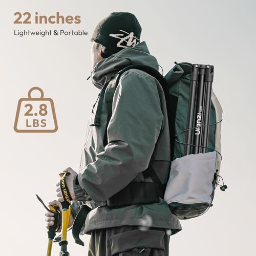 T270 Light Stand - 8.8FT/270cm Adjustable Photography Light Stand Tripod, Aluminum Portable Studio Lighting, alternate view 5