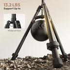 T270 Light Stand - 8.8FT/270cm Adjustable Photography Light Stand Tripod, Aluminum Portable Studio Lighting, alternate view 6