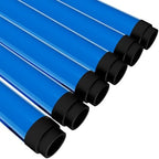 T8 Fluorescent Light Tube Guard, Ocean Blue Safety Sleeve, 24-Pack
