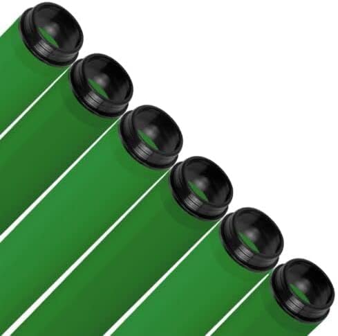 T8 Fluorescent Safety Sleeve Tube Guard, Green Color, 4-Pack in Green
