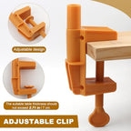 Table Rod Stand - 31.5-98.5" L, 16.5-48.5" H w/Clamps for Balloon Arch in 31.5-98.5" x 16.5-48.5" in Gold, alternate view 5