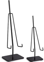 Tabletop Easel Set, Small and Large Black Metal Stands