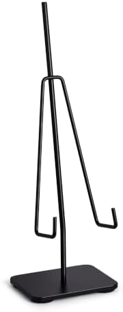 Tabletop Easel, Small Black Metal Display Stand, 1 Pack