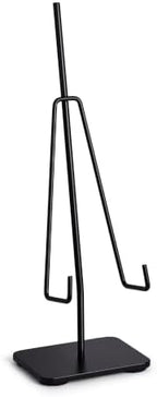 Tabletop Easel, Small Black Metal Display Stand, 1 Pack