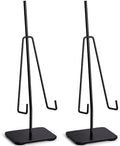Tabletop Easels, Small Black Metal Display Stands, 2 Pack