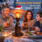 Tabletop Propane Patio Heater, 11000 BTU Propane Patio Heater, alternate view 3