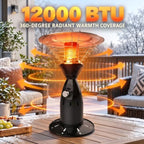 Tabletop Propane Patio Heater, 11000 BTU Propane Patio Heater, alternate view 4