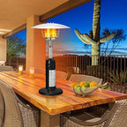 Tabletop Propane Patio Heater with Adjustable Flame, 11,000 BTU, alternate view 2