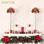 Tall Centerpiece for Table, Gold, 35.4", 2 Pcs in Gold, alternate view 4