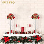 Tall Centerpiece for Table, Silver, 27.6", 10 Pcs in Silver, alternate view 4