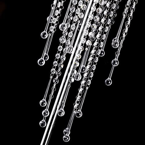 Tall Wedding Vases for Centerpieces: Silver, 29.6in, 2 Pcs in Silver, alternate view 6