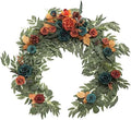 Teal Blue Artificial Flower Garland Fall Wedding Arch 6 FT