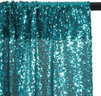 Teal Sequin Backdrop,8FT x 10FT Sequin Photography Backdrop Curtain for Party Decoration in 8 x 10ft in Teal, alternate view