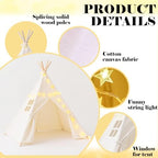 Teepee Tent for Kids, with String Lights,6 Pack, alternate view 4