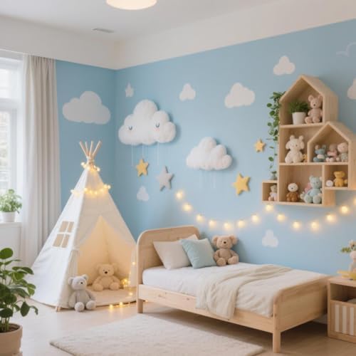Teepee Tent for Kids, with String Lights,6 Pack, alternate view 5