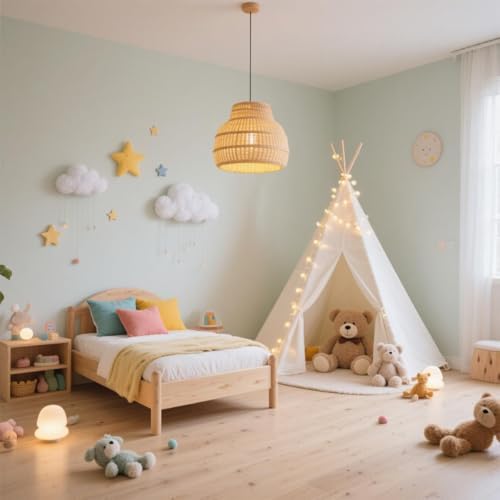 Teepee Tent for Kids, with String Lights,6 Pack, alternate view 6